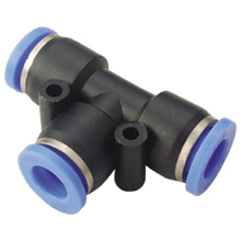 Push to Connect Fittings - PE Union Tee for Metric Tubing