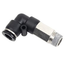 Push to Connect Fittings for Inch Tube NPT Thread Extended Male Elbow