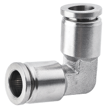 Stainless Steel Push to Connect Fittings for Inch Tubing R Thread Union Elbow