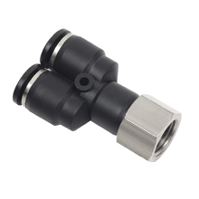 Push to Connect Fittings for Metric Tubing NPT Thread Female Y 