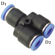 Push to Connect Fittings, PW Union Y Reducer