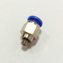 4mm Tubing M5 x 0.8 Male Connector, Push in Fitting